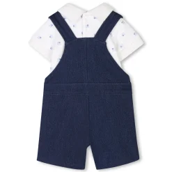 Dungarees and bodysuit set