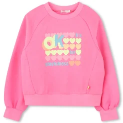 Dyed fleece sweatshirt