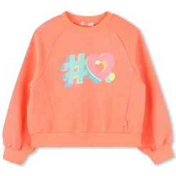Dyed fleece sweatshirt