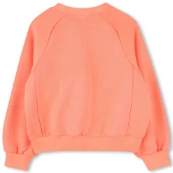 Dyed fleece sweatshirt