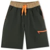 Elasticated Bermuda shorts