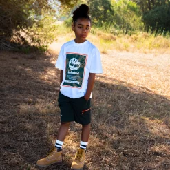 Elasticated Bermuda shorts
