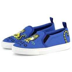 Elasticated canvas trainers
