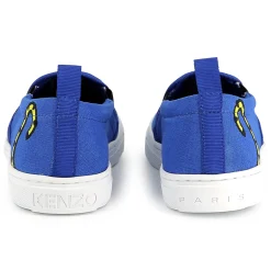 Elasticated canvas trainers