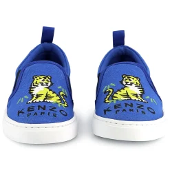 Elasticated canvas trainers