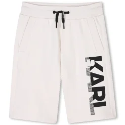 Elasticated cotton Bermudas