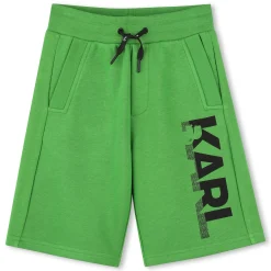 Elasticated cotton Bermudas