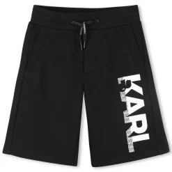 Elasticated cotton Bermudas