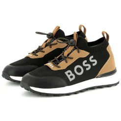 Elasticated lace trainers