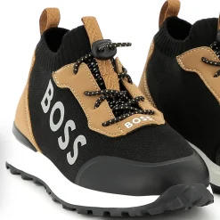 Elasticated lace trainers