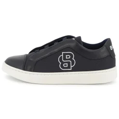 Elasticated lace-up trainers