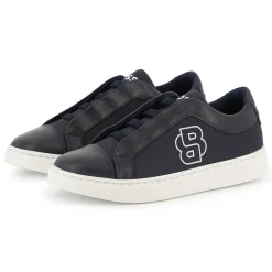Elasticated lace-up trainers