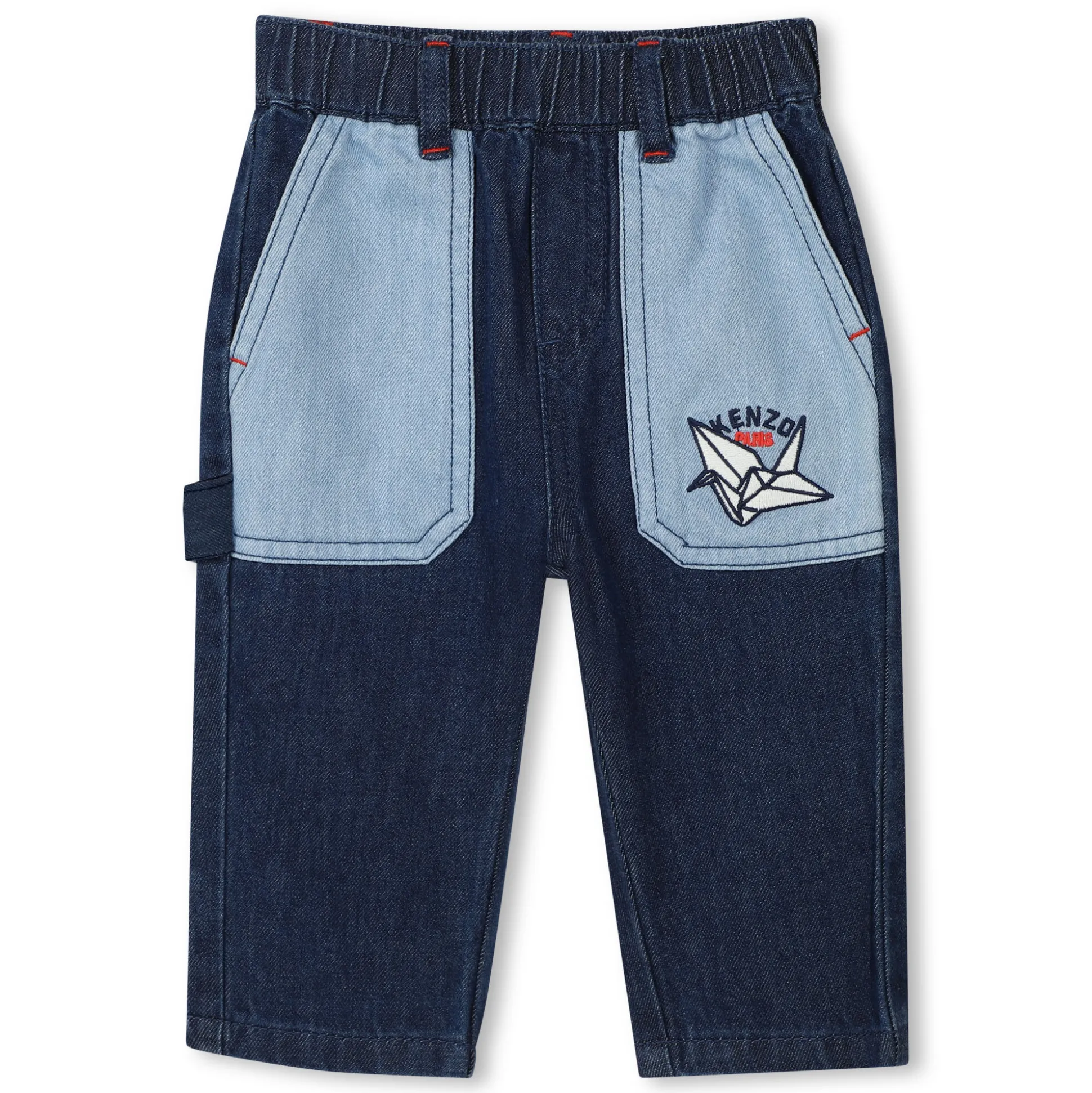 Elasticated waist jeans