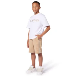 Elasticated waist long shorts