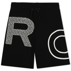 Elasticated-waist Bermudas