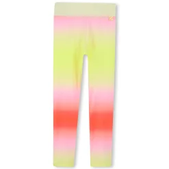 Elasticated-waist leggings
