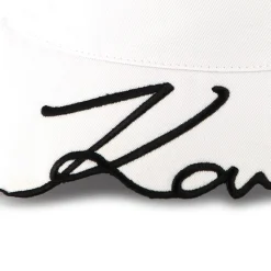 Embroidered cotton bucket hat