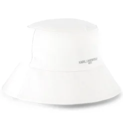 Embroidered cotton bucket hat