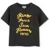 Embroidered cotton T-shirt