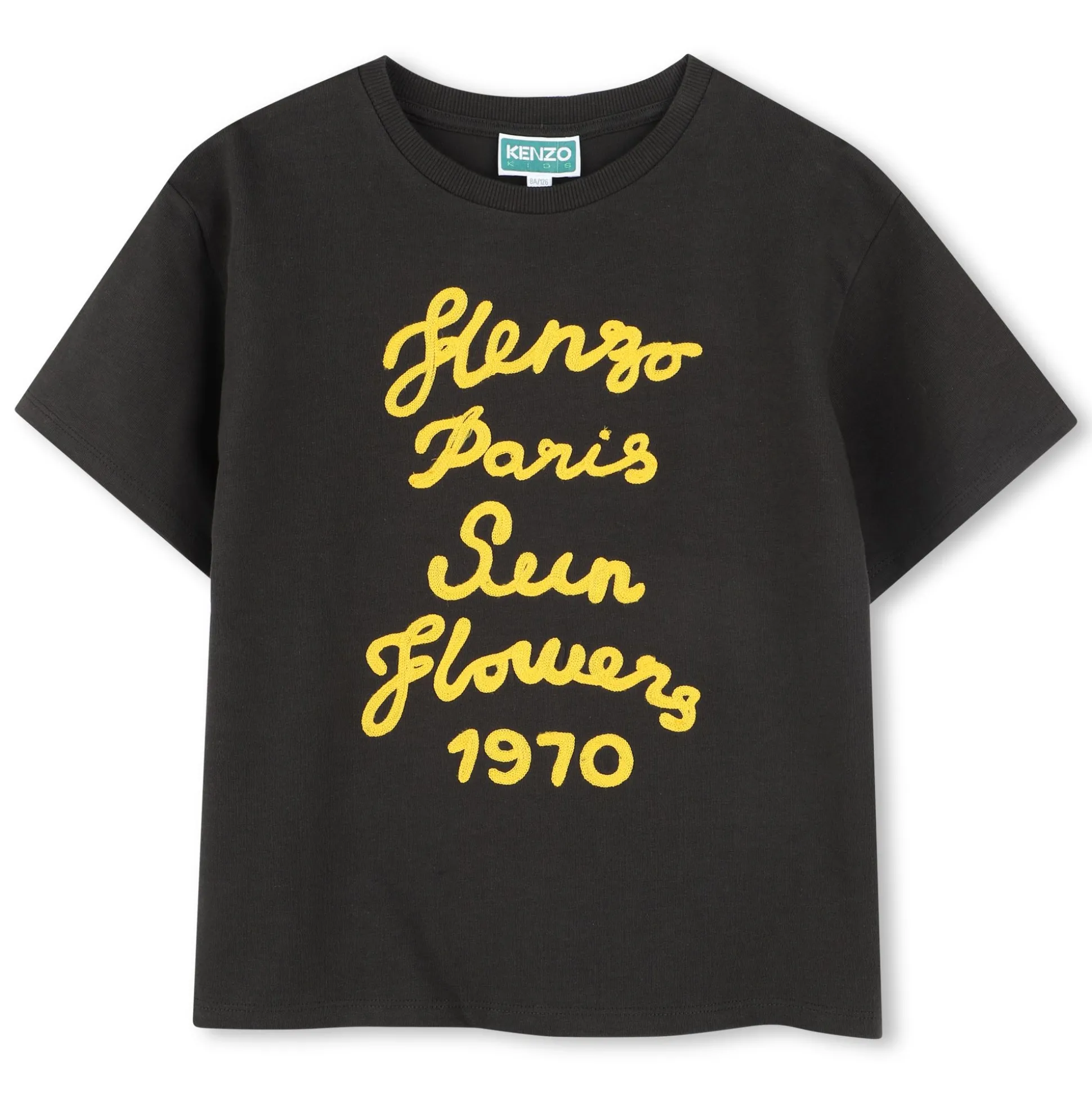 Embroidered cotton T-shirt