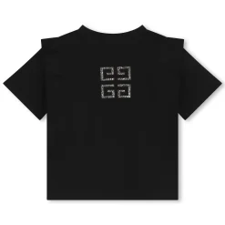 Embroidered cotton T-shirt