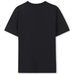 Embroidered cotton T-shirt