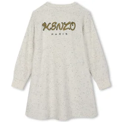Embroidered fleece dress