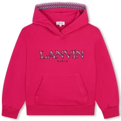 Embroidered hooded sweatshirt