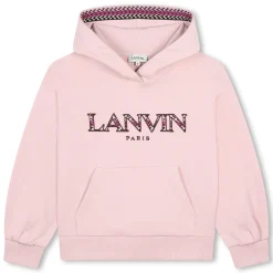 Embroidered hooded sweatshirt