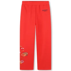 Embroidered jogging trousers