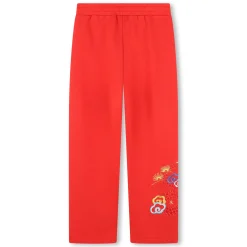 Embroidered jogging trousers