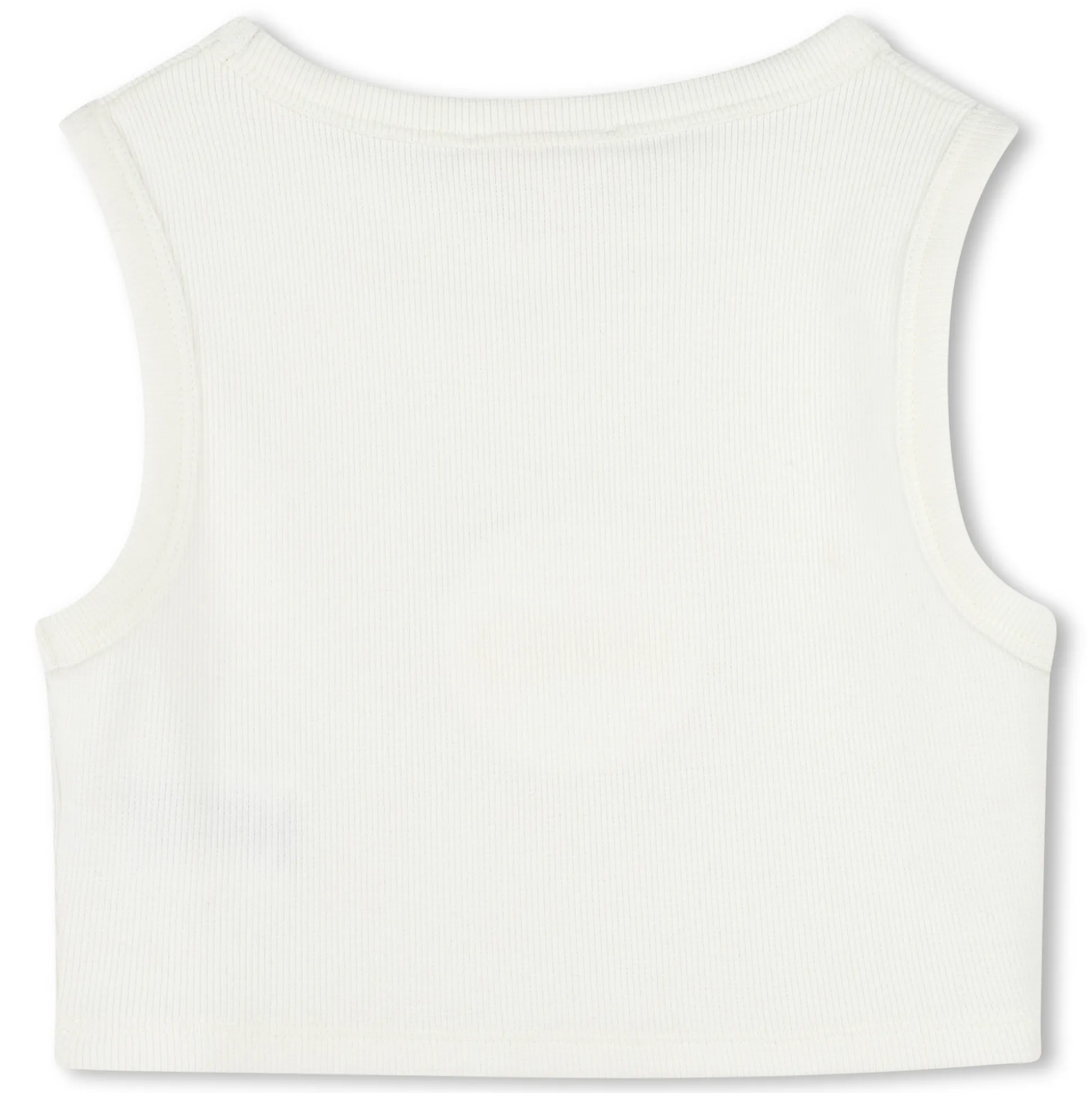 Embroidered logo tank top