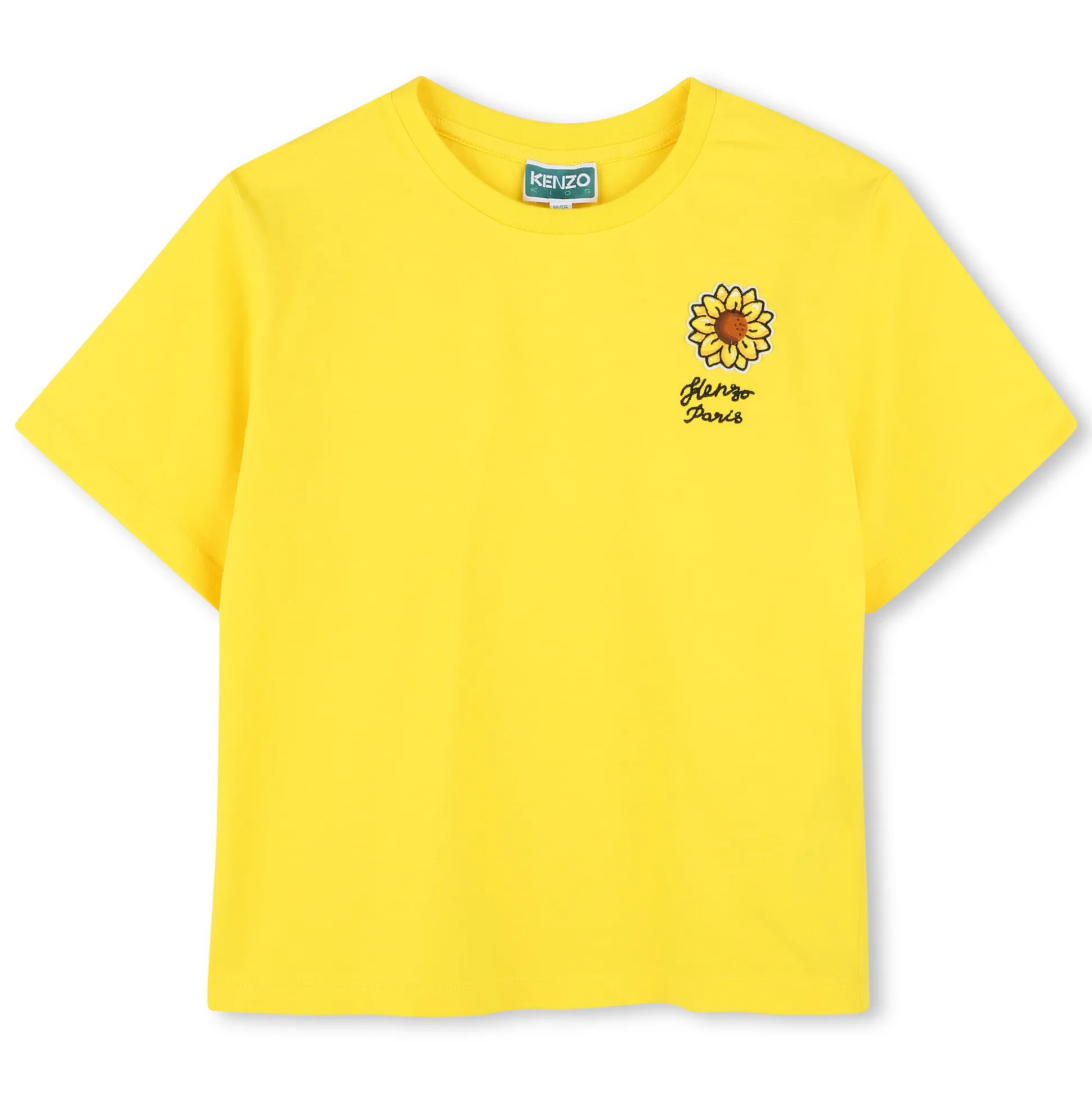 Embroidered T-shirt with patch