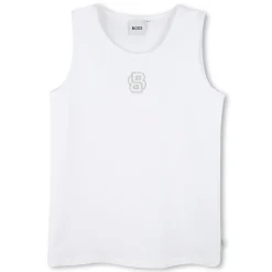 Embroidered vest top