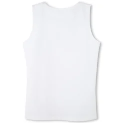 Embroidered vest top
