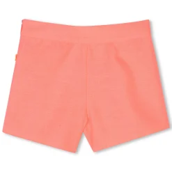 Embroidered zip-up shorts