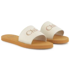 Fabric logo slides