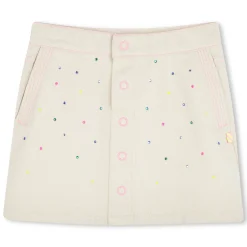 Fitted cotton skirt