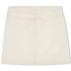 Fitted cotton skirt