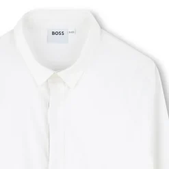 Fitted poplin shirt