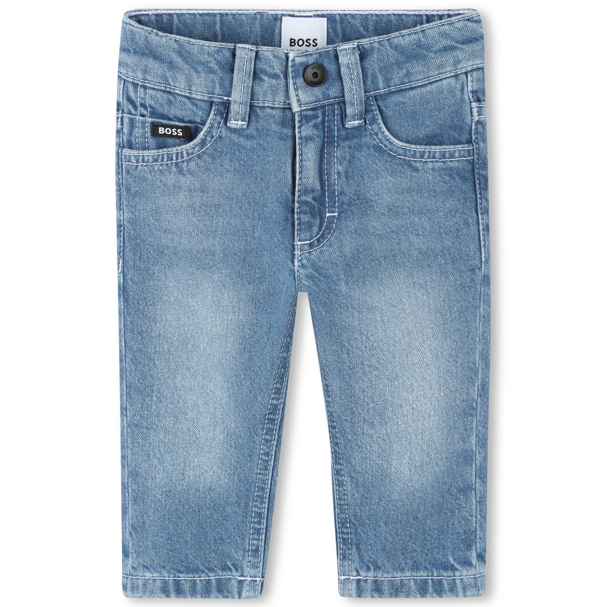 Five-pocket cotton jeans
