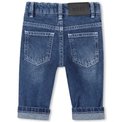 Five-pocket cotton jeans
