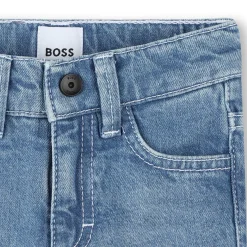 Five-pocket cotton jeans