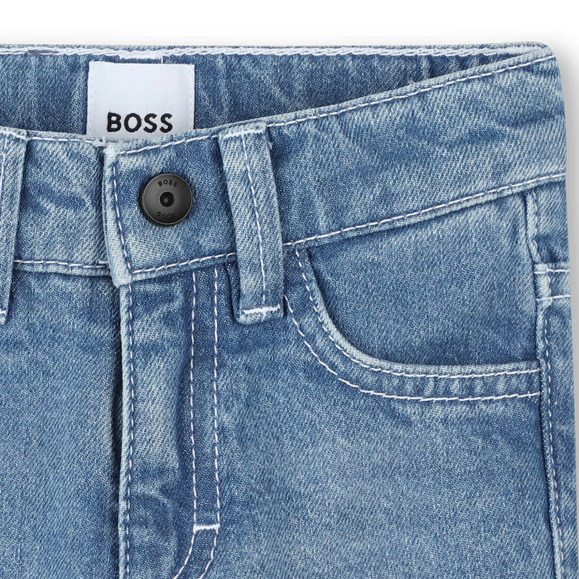 Five-pocket cotton jeans