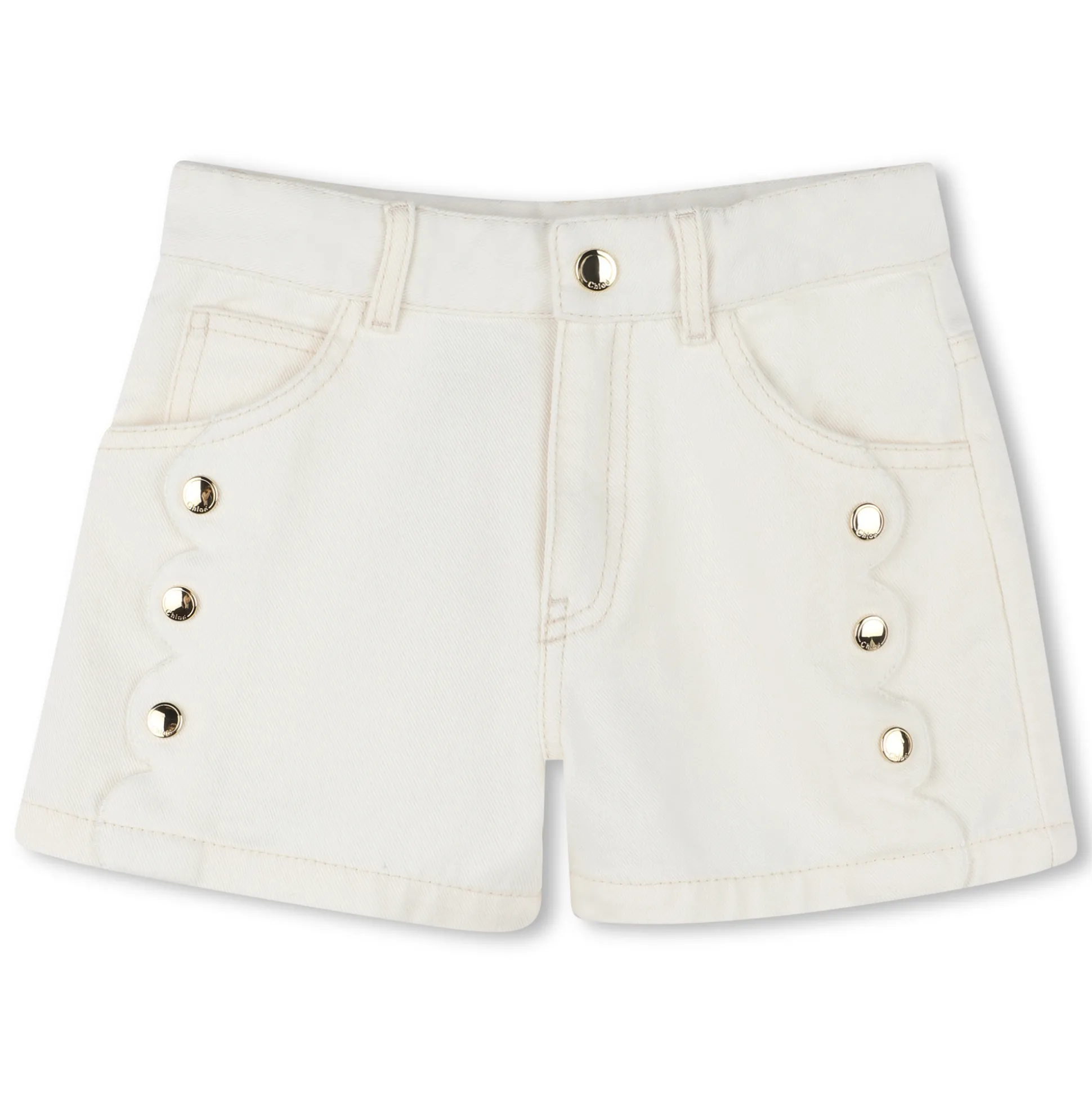 Five-pocket cotton shorts