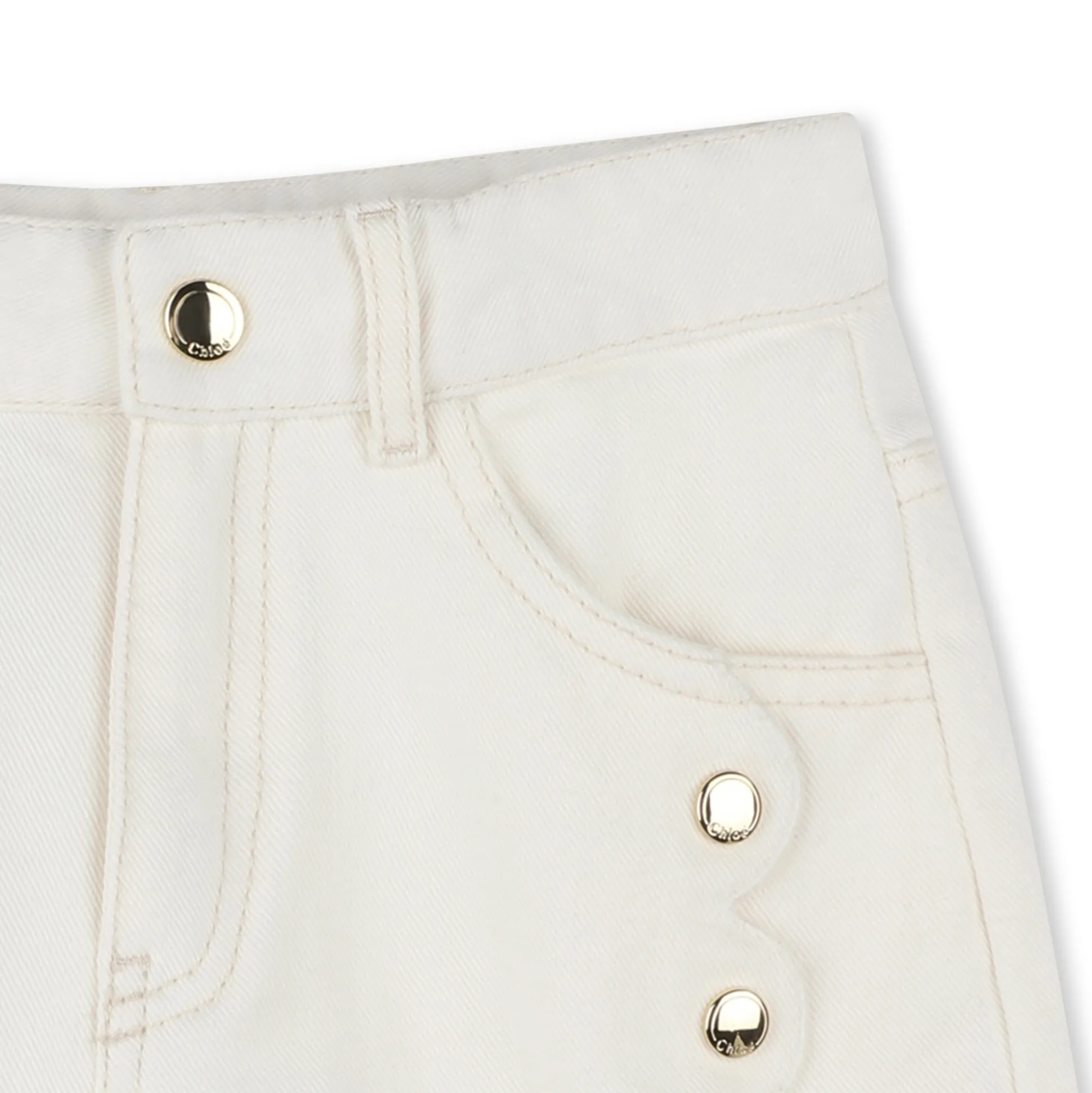 Five-pocket cotton shorts