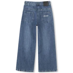 Flared jeans with thin chain