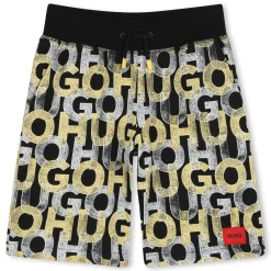 Fleece Bermuda running shorts
