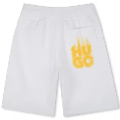 Fleece Bermuda running shorts