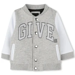 Fleece bomber jacket